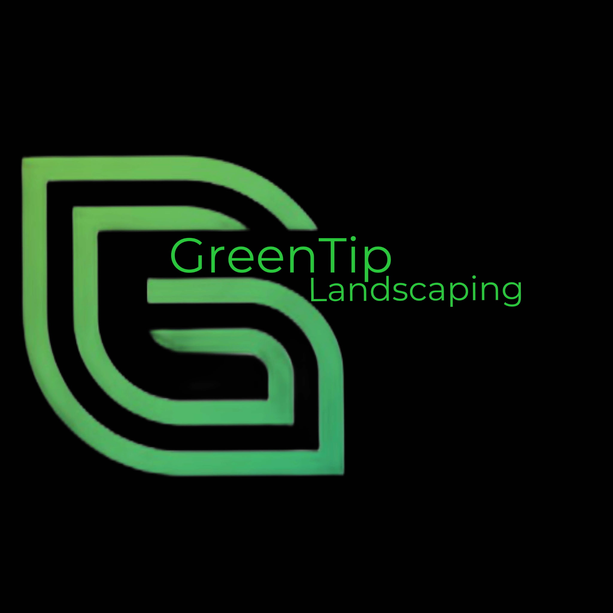 GreenTip Landscaping Logo